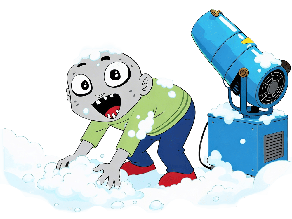 zombie grabbing foam Zombie Ice Party Experiences Weston FL