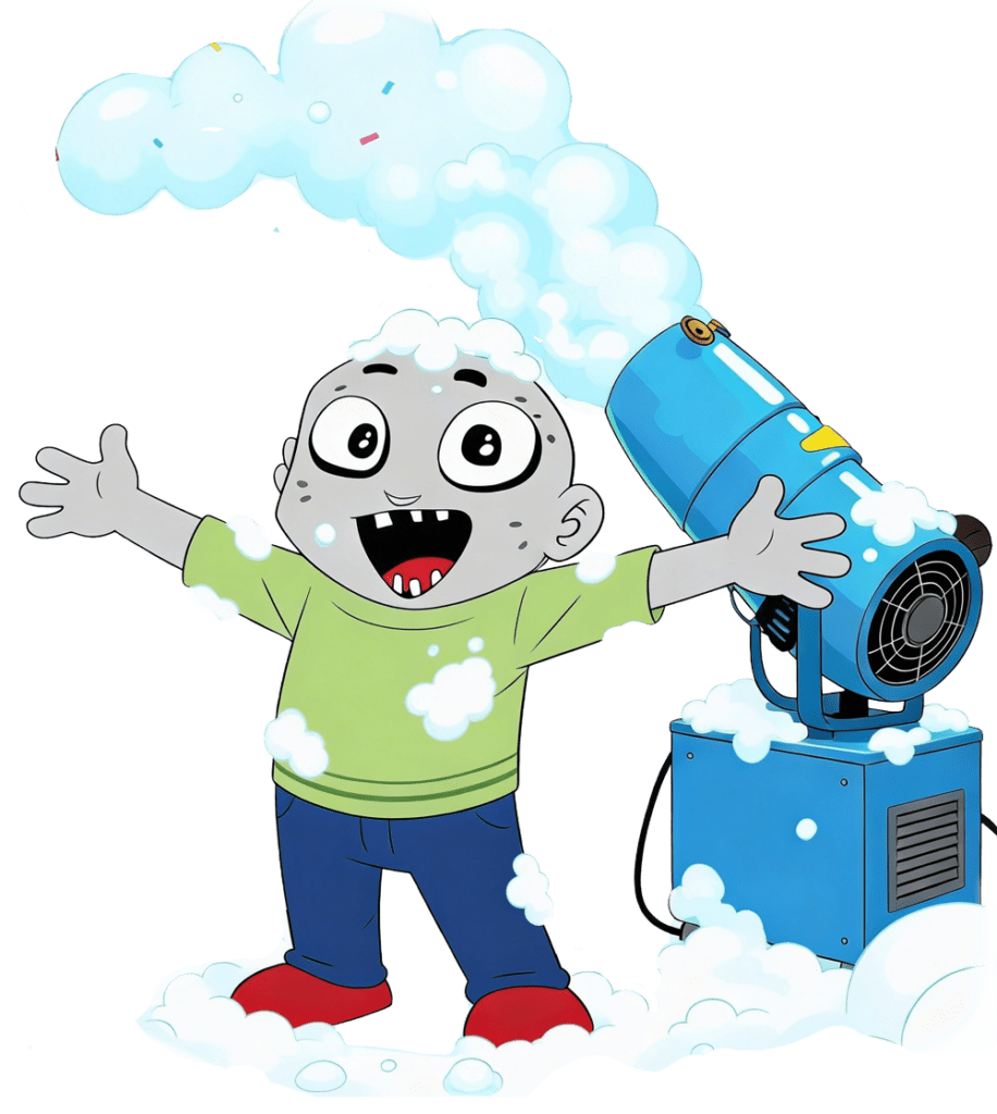 zombie happy foam Zombie Ice Party Experiences Weston FL